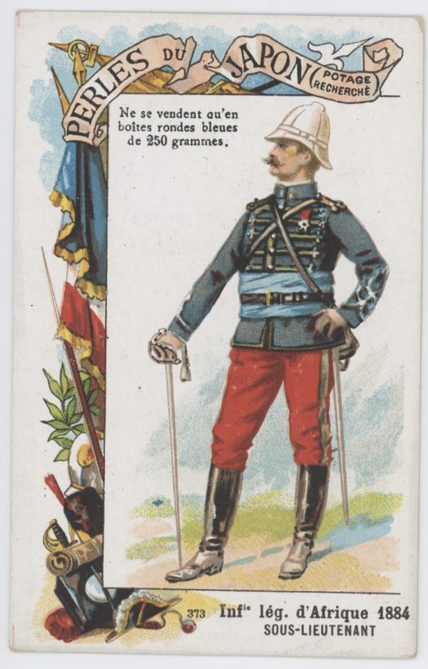 84 chromos imagerie - Perles du Japon - Armée Française - Uniforme - Second Empire / 3ème République - Historique - Soldat - Infanterie