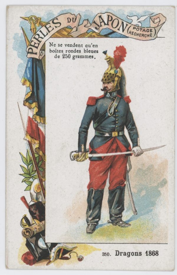 84 chromos imagerie - Perles du Japon - Armée Française - Uniforme - Second Empire / 3ème République - Historique - Soldat - Infanterie