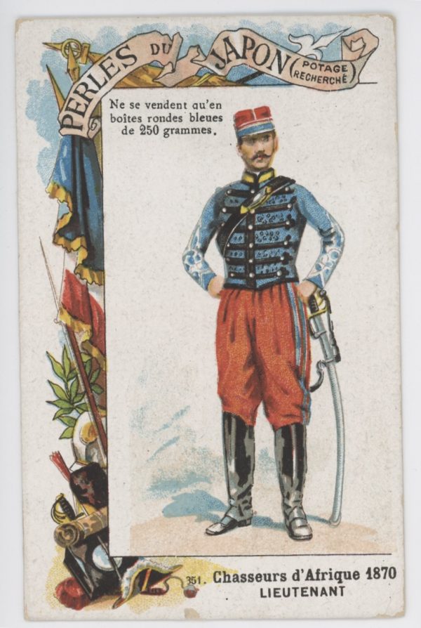 84 chromos imagerie - Perles du Japon - Armée Française - Uniforme - Second Empire / 3ème République - Historique - Soldat - Infanterie