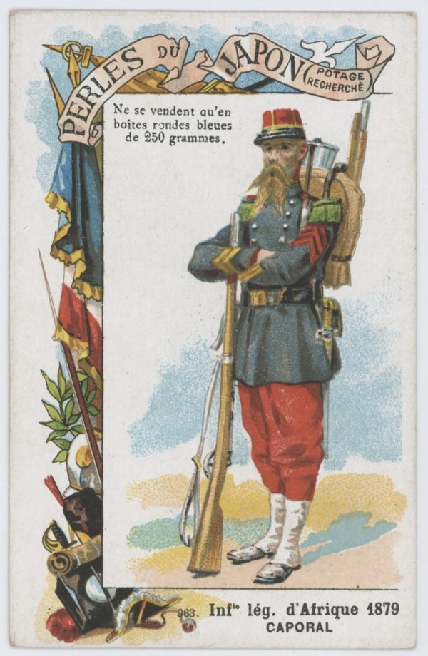 84 chromos imagerie - Perles du Japon - Armée Française - Uniforme - Second Empire / 3ème République - Historique - Soldat - Infanterie