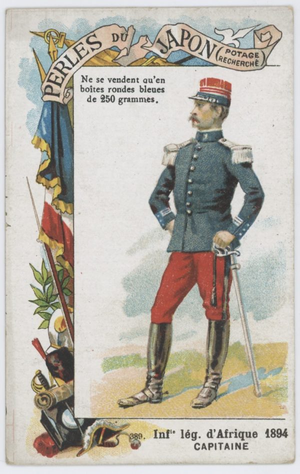 84 chromos imagerie - Perles du Japon - Armée Française - Uniforme - Second Empire / 3ème République - Historique - Soldat - Infanterie