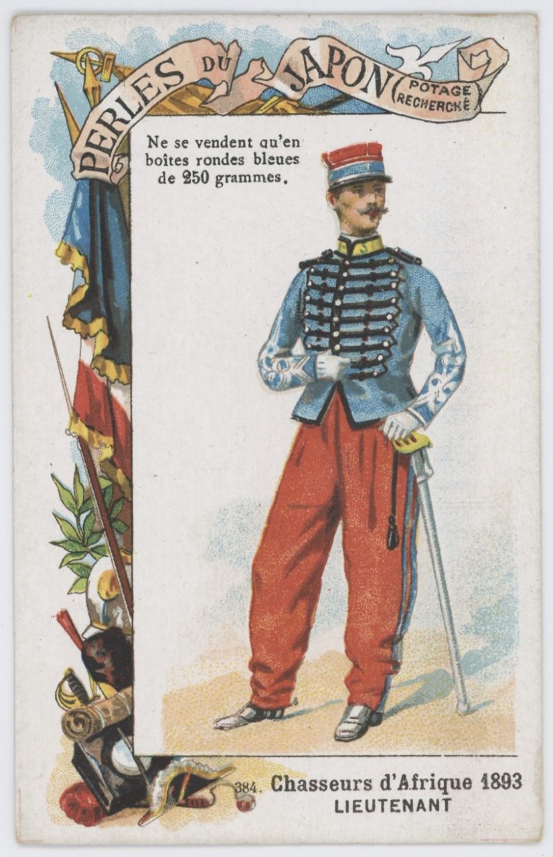 84 chromos imagerie - Perles du Japon - Armée Française - Uniforme - Second Empire / 3ème République - Historique - Soldat - Infanterie