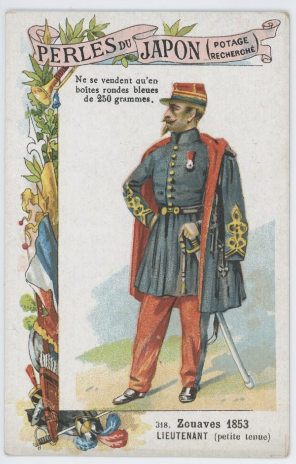 84 chromos imagerie - Perles du Japon - Armée Française - Uniforme - Second Empire / 3ème République - Historique - Soldat - Infanterie