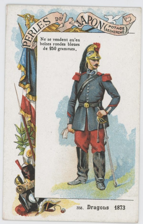 84 chromos imagerie - Perles du Japon - Armée Française - Uniforme - Second Empire / 3ème République - Historique - Soldat - Infanterie