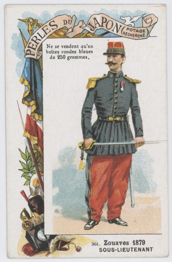 84 chromos imagerie - Perles du Japon - Armée Française - Uniforme - Second Empire / 3ème République - Historique - Soldat - Infanterie