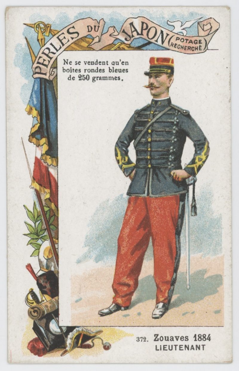 84 chromos imagerie - Perles du Japon - Armée Française - Uniforme - Second Empire / 3ème République - Historique - Soldat - Infanterie