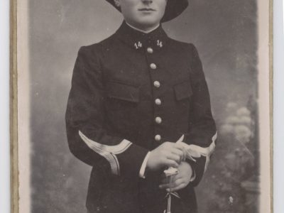 CDV Soldat Français - Infanterie - Chasseur Alpin - 3ème République - Grenoble - Photographie Uniforme 1898