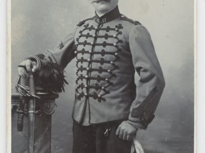 CDV Soldat Français - Cavalerie - Chasseur à Cheval - 3ème République - Lunéville - Photographie Uniforme 1898 - 17 Régiment