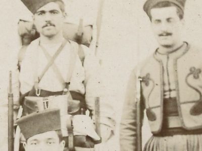Carte Ancienne Photographie - Tirailleurs Algériens - Armée - Uniforme - 3eme République - Alger - Turcos