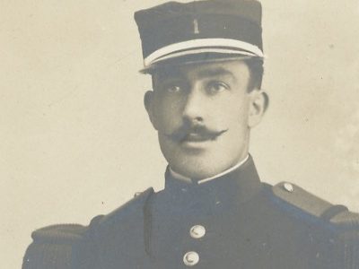 Grande Carte CDV Soldat Français - Infanterie - Chasseur - Cuirassier - 3ème République - Cabinet Portrait - Photographie Uniforme Paris