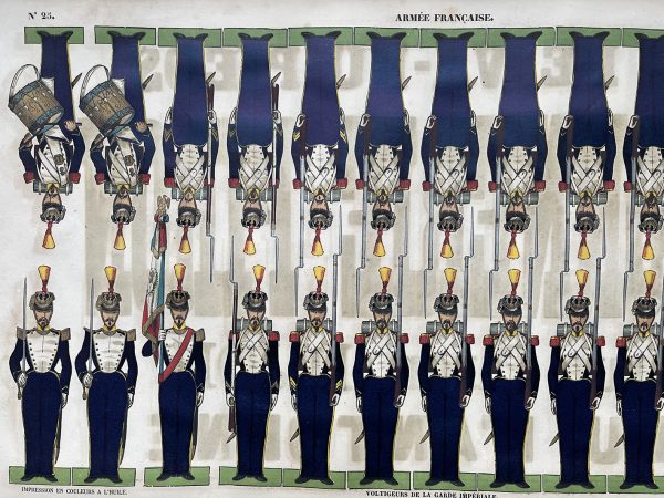 Petits Soldats de Strasbourg - Voltigeurs Garde Second Empire 1855 - Planche Silbermann - Napoleon III