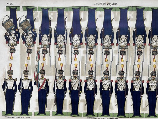 Petits Soldats de Strasbourg - Voltigeurs Garde Second Empire 1855 - Planche Silbermann - Napoleon III