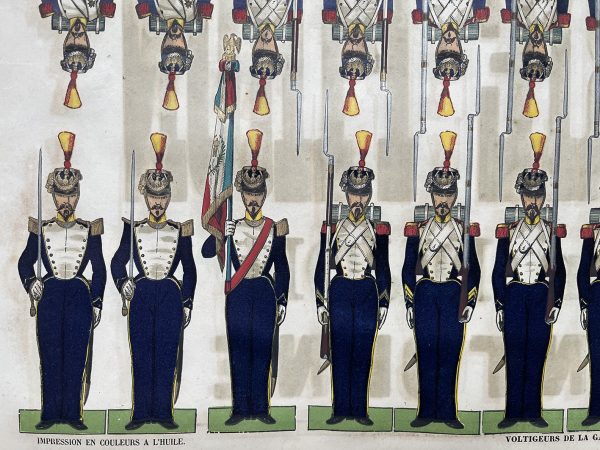 Petits Soldats de Strasbourg - Voltigeurs Garde Second Empire 1855 - Planche Silbermann - Napoleon III