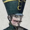 Gravure XIX - Martinet - Troupes Autrichienne - Tenue Hussards - Hussard de Ferdinand 1808 - Planche N°1