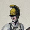 Gravure XIX - Martinet - Troupes Autrichienne - Tenue Cuirassier -1808 - Planche N°17