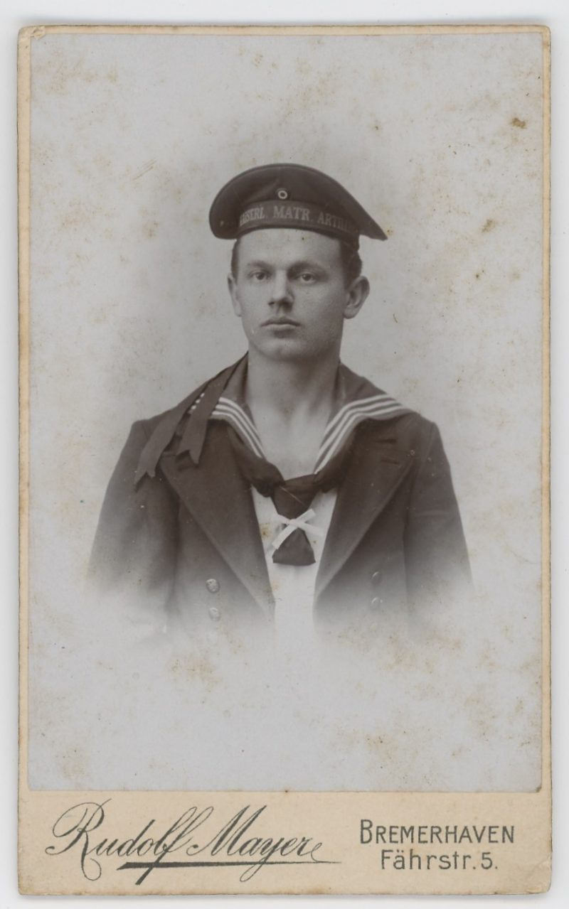 CDV Soldat Allemand - Kaiserliche Marine - Matrose - Réserviste - Guerre 14/18 - Marine Allemande - Marine impériale