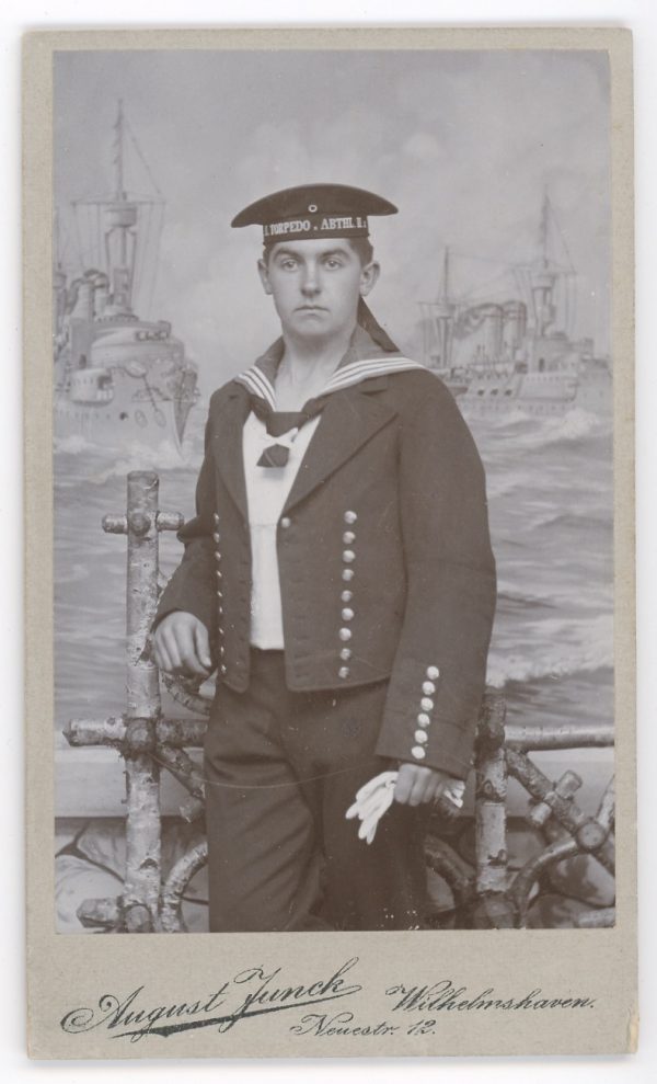 CDV Soldat Allemand - Kaiserliche Marine - Matrose - Réserviste - WilhelmsHaven - Guerre 14/18 - Marine Allemande - Marine impériale - Torpedo