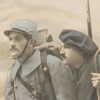 Lot 2 Cartes Postales Illustrées - Guerre 14/18 - Chasseur Alpin - Et Poilu dans les Vosges - Souvenir