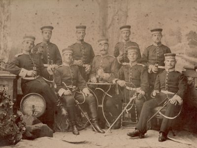 Belle Ancienne Photographie - Armée Allemande - Alsace - Train Bataillon N°15 - Garnison - Prusse - Bade - Service Militaire