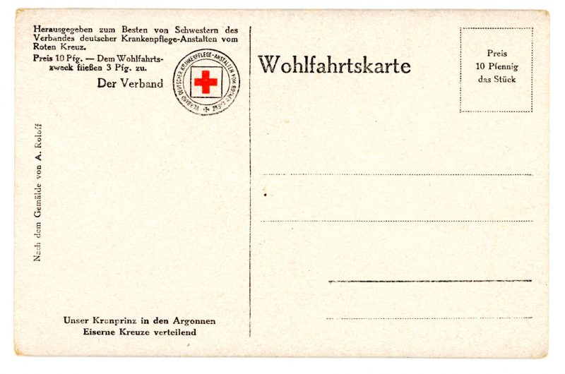 Série 5 Cartes Postale - Armée Allemande en campagne - 14/18 - Uniforme - Bivouac - Croix Rouge - Roten Kreuz