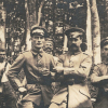 Carte Ancienne Photographie - Guerre 14/18 - Armée Allemande - Infanterie - Prusse / Alsaciens - Conscription - Casque à Pointe - Barbe- Tranchée 1917 - Forêt