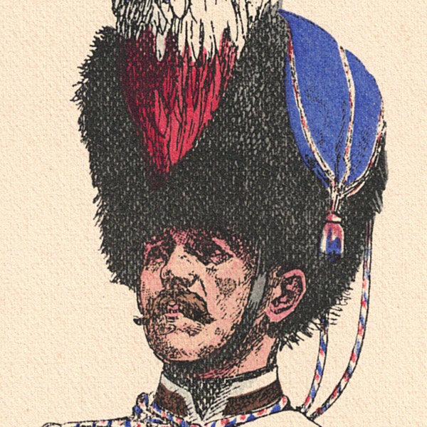 Gravure XX - Hussards 1847 - Uniforme - France - Trompette 2e Hussard - Afrique - Monarchie Juillet - Napoléon III - Rouffet 1905