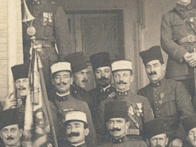 2 Belles Anciennes Photographies - Campagne du Maroc - Armée Française - Militaire - Uniforme - Médailles