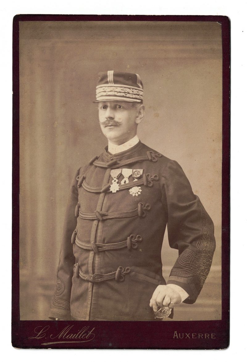 Belle Ancienne Photographie - Militaire Préfet - Uniforme - Auxerre - 1880 - DOLMAN, modèle du 22 avril 1878
