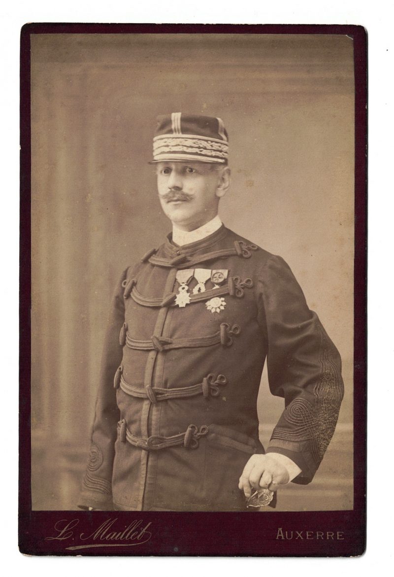 Belle Ancienne Photographie - Militaire Préfet - Uniforme - Auxerre - 1880 - DOLMAN, modèle du 22 avril 1878