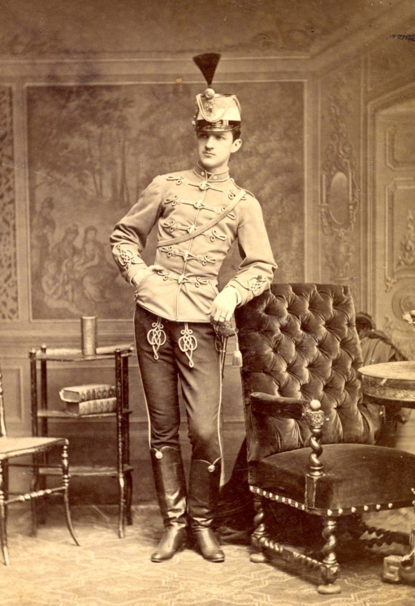 Grande CDV - Ancienne Photographie - Hussard -Autriche - Hongrie - Carte Cabinet - Vienne - 1880