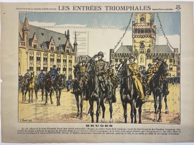Les Entrées Triomphales - Victor Huen - Illustration - Guerre 1914-1918 - Libération - Villes - Bruges