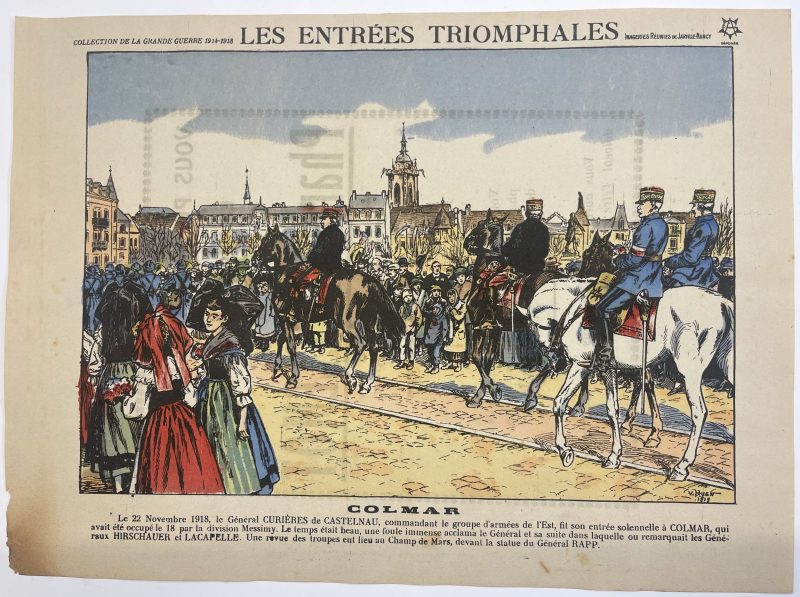 Les Entrées Triomphales - Victor Huen - Illustration - Guerre 1914-1918 - Libération - Villes - Colmar