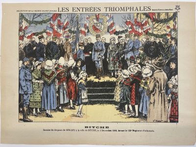 Les Entrées Triomphales - Victor Huen - Illustration - Guerre 1914-1918 - Libération - Villes - Bitche