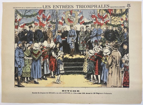 Les Entrées Triomphales - Victor Huen - Illustration - Guerre 1914-1918 - Libération - Villes - Bitche