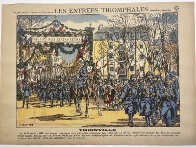 Les Entrées Triomphales - Victor Huen - Illustration - Guerre 1914-1918 - Libération - Villes - Thionville