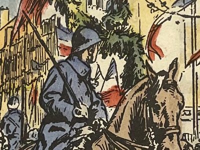 Les Entrées Triomphales - Victor Huen - Illustration - Guerre 1914-1918 - Libération - Villes - Thionville