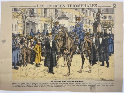 Les Entrées Triomphales - Victor Huen - Illustration - Guerre 1914-1918 - Libération - Villes - Sarreguemines