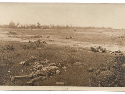 Photo Carte Postale Guerre 14/18 Soldat Alsacien Armée Allemande Classe 1914 -105 régiment Saxon - Prusse - Tranchée