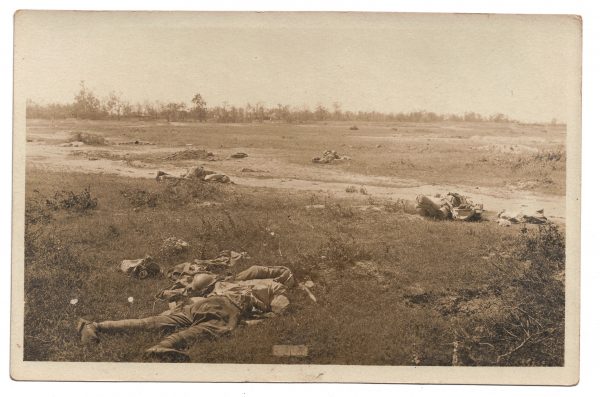 Photo Carte Postale Guerre 14/18 Soldat Alsacien Armée Allemande Classe 1914 -105 régiment Saxon - Prusse - Tranchée