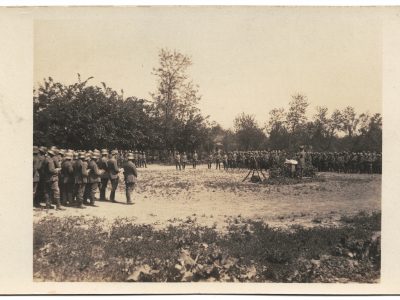 Photo Carte Postale Guerre 14/18 Soldat Alsacien Armée Allemande Classe 1914 -105 régiment Saxon - Prusse - Tranchée