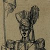 Petits soldats de papier - Feuille imagerie militaire - Ancienne gravure - Uniforme - Artillerie - Chasseurs - Hussards - PFLÜGER Strasbourg