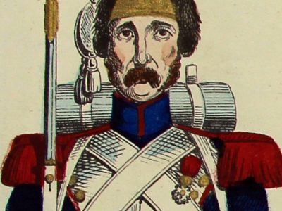 Petits soldats de papier - Feuille imagerie militaire - Ancienne gravure - Uniforme - Garde Impériale - Maison Dembour et Gangel Metz