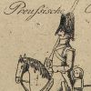 Petits soldats de papier - Feuille imagerie militaire - Ancienne gravure - Uniforme - Soldats Allemand - Prusse Dragons Cavalerie