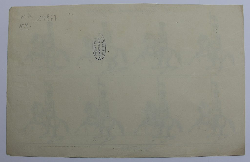 Gravure Ancienne Originale 1882 - Cheval Carrossier Allemand, équitation