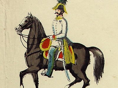 Petits soldats de papier - Feuille imagerie militaire - Ancienne gravure - Uniforme - Soldats Allemands - Etats Majors Divers