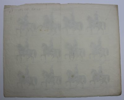 Petits soldats de papier - Feuille imagerie militaire - Ancienne gravure - Uniforme - Soldats Français - Cuirassiers
