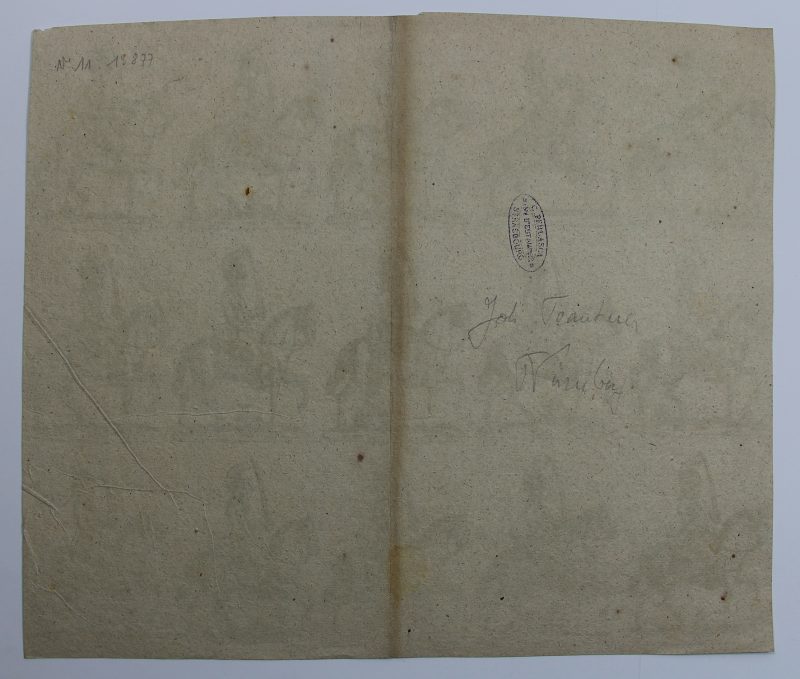 Petits soldats de papier - Feuille imagerie militaire - Ancienne gravure - Uniforme - Soldats Allemand - Wurtemberg dragons