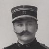 Grande CDV - Carte Cabinet Lieutenant du 57° Régiment infanterie uniforme Troisième République