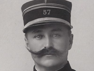 Grande CDV - Carte Cabinet Lieutenant du 57° Régiment infanterie uniforme Troisième République