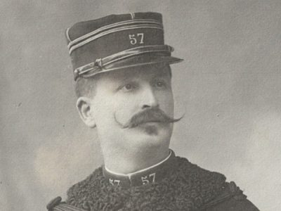 Grande CDV - Carte Cabinet Lieutenant du 57° Régiment infanterie uniforme Epaulettes Troisième République